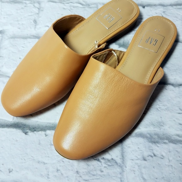 gap leather mules
